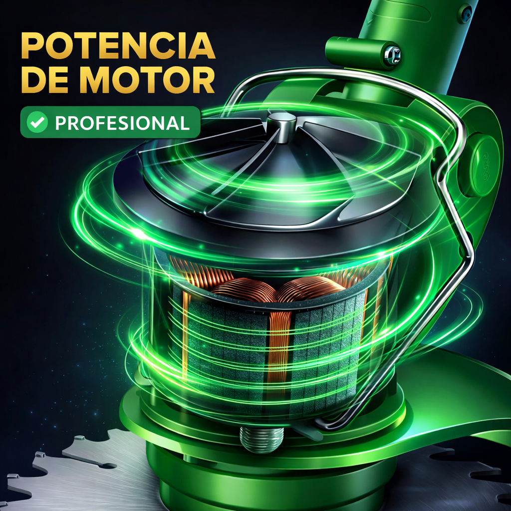 Cortadora de Césped Inalámbrica con 2 baterías 48v + accesorios