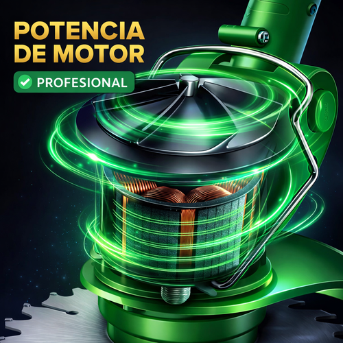 Cortadora de Césped Inalámbrica con 2 baterías 48v + accesorios